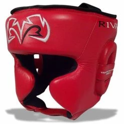 Champs Bxing Ltd RIVAL-RHG2 RED TRAINING HEADGEAR HEAD & GROIN GUARDS