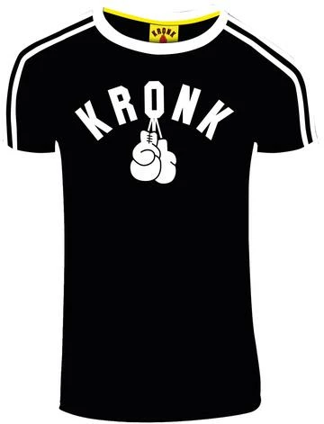 Best Pirce π CLOTHING KRONK GLOVES BLACK SLIM FIT TEE π 1 CLOTHING KRONK GLOVES BLACK SLIM FIT TEE