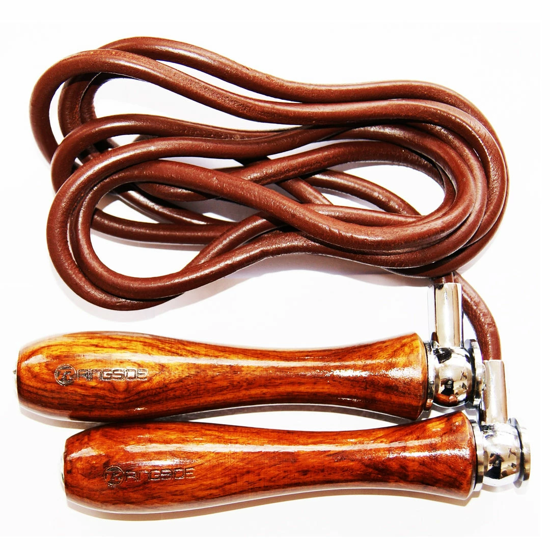 Buy 😀 RINGSIDE-Weighted Handle Leather Skipping Rope 🎁 1 RINGSIDE-Weighted Handle Leather Skipping Rope