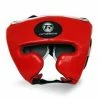 Champs Bxing RINGSIDE -Pro Fitness Red/Silver Head Guard Synthetic Leather