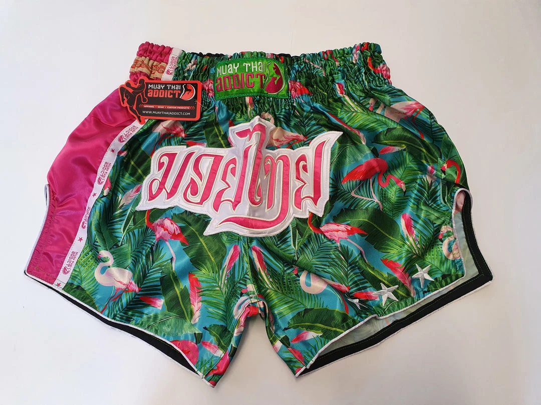 Best reviews of 👍 Muay Thai Addict-Flamingo Garden Muay Thai Shorts 🔥 1 Muay Thai Addict-Flamingo Garden Muay Thai Shorts