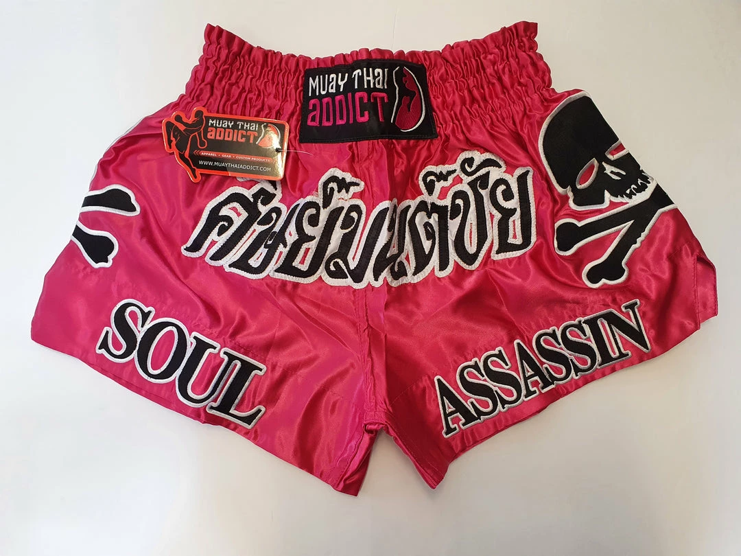 Budget 🥰 Muay Thai Addict-Soul Assasin Pink 🎉 1 Muay Thai Addict-Soul Assasin Pink