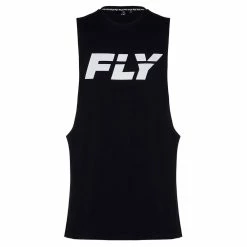 FLY-BIG LOGO TANK BLACK CLOTHING