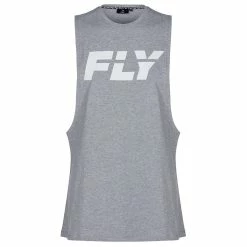 FLY-BIG LOGO TANK GREY CLOTHING