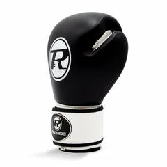 RINGSIDE-Club Glove - Black / White (16oz) SENIOR GLOVES