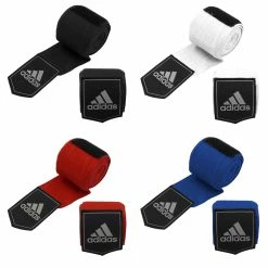 ADIDAS-BLACK HAND WRAPS