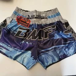 Muay Thai Addict-BMF Blue Showdown Muay Thai Shorts