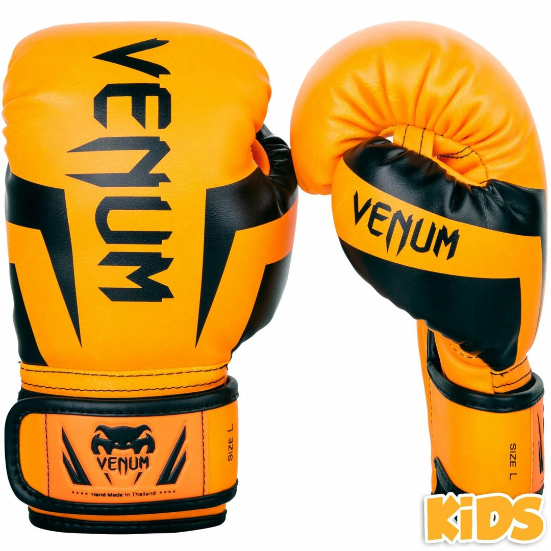 Budget 🎉 JUNIOR GLOVES 4oz-8oz VENUM ELITE BOXING GLOVES KIDS - EXCLUSIVE - FLUO ORANGE 😀 1 JUNIOR GLOVES 4oz-8oz VENUM ELITE BOXING GLOVES KIDS - EXCLUSIVE - FLUO ORANGE