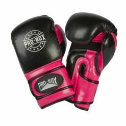 Champs Bxing Ltd JUNIOR GLOVES 4oz-8oz PROBOX-JUNIOR CHAMP SPAR' BLACK/FUCHSIA GLOVES
