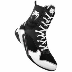VENUM-ELITE BOXING BOOTS WHITE
