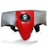 Champs Bxing Ltd HEAD & GROIN GUARDS RINGSIDE-Pro Fitness Red/Black/Silver Groin Guard Synthetic Leather