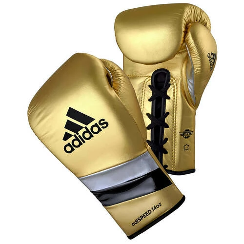 Cheapest ⭐ ADIADS ADIDAS ADISPEED 500 LACE BOXING GLOVES METALLIC 🥰 1 ADIADS ADIDAS ADISPEED 500 LACE BOXING GLOVES METALLIC