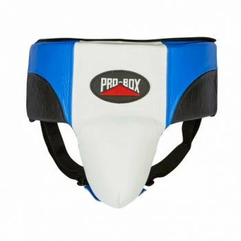 Deals 🛒 Champs Bxing Ltd PROBOX-PRO-SPAR Blue/White ABDO GUARD HEAD & GROIN GUARDS 🌟 1 Champs Bxing Ltd PROBOX-PRO-SPAR Blue/White ABDO GUARD HEAD & GROIN GUARDS