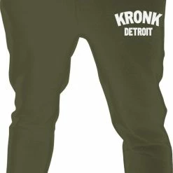 CLOTHING KRONK DETROIT APPLIQUE SHORTS MILITARY GREEN