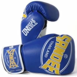 Champs Bxing Ltd JUNIOR GLOVES 4oz-8oz SANDEE-JUNIOR Cool-Tec Velcro Blue, Yellow & White Synthetic Leather Kids Boxing Gloves