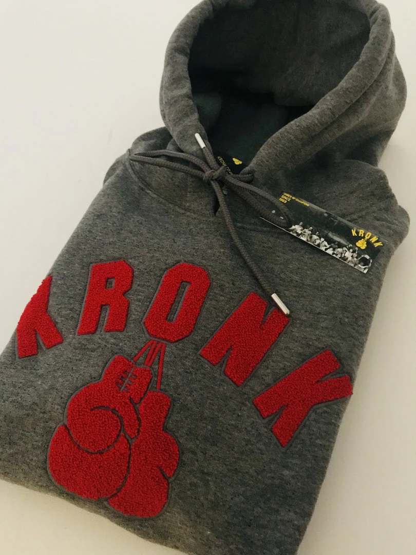 Deals π KRONK One Colour Gloves Towelling Applique Hoodie Regular Fit Charcoal CLOTHING βοΈ 2 KRONK One Colour Gloves Towelling Applique Hoodie Regular Fit Charcoal CLOTHING