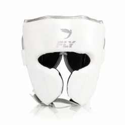 HEAD & GROIN GUARDS FLY-KNIGHT X WHITE/SILVER