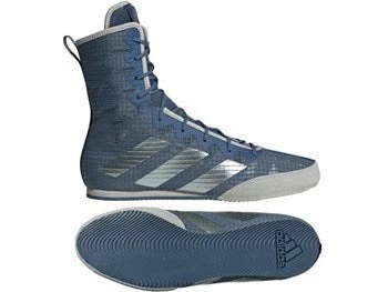 Wholesale 🌟 BOXING 🥾 BOOTS Adidas-Box Hog 4 Blue Grey- 🥰 1 BOXING BOOTS Adidas-Box Hog 4 Blue Grey-