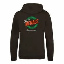 Dennis McCann CLOTHING Black 'MENACE' Hoodie