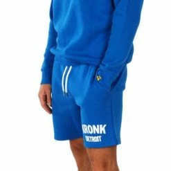 CLOTHING KRONK DETROIT APPLIQUE SHORTS ROYAL BLUE
