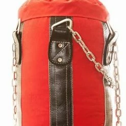 Champs Bxing Ltd SANDEE-Black & Red Half Leather Punch Bag (online Only) ACCESSORIES
