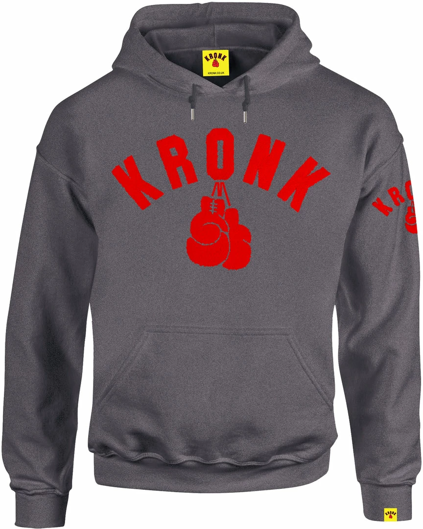 Deals π KRONK One Colour Gloves Towelling Applique Hoodie Regular Fit Charcoal CLOTHING βοΈ 1 KRONK One Colour Gloves Towelling Applique Hoodie Regular Fit Charcoal CLOTHING