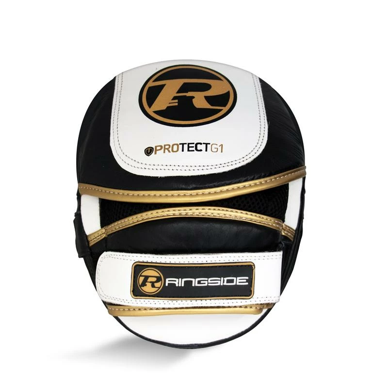 Cheapest 💯 RINGSIDE PADS & PADDLES PROTECT G1 FOCUS PADS WHITE / BLACK / GOLD 🔥 1 RINGSIDE PADS & PADDLES PROTECT G1 FOCUS PADS WHITE / BLACK / GOLD