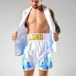 Best reviews of π₯° SUZI WONG-WHITE AND BLUE SMOKE BOXING SHORTS 𧨠6 SUZI WONG-WHITE AND BLUE SMOKE BOXING SHORTS