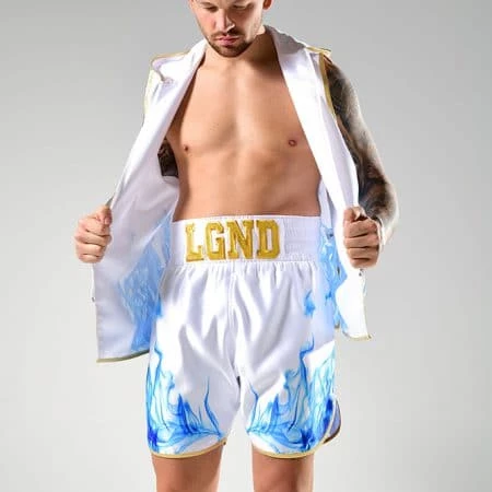 Best reviews of π₯° SUZI WONG-WHITE AND BLUE SMOKE BOXING SHORTS 𧨠3 SUZI WONG-WHITE AND BLUE SMOKE BOXING SHORTS