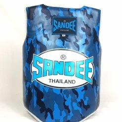 Sandee Camo Blue & White Synthetic Leather Authentic Body Shield
