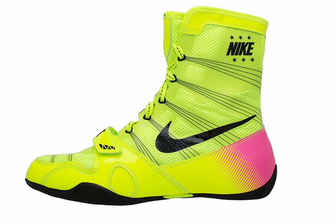 Top 10 😉 BOXING 🥾 BOOTS NIKE-HYPER KO Yellow/pink ✔️ 1 BOXING BOOTS NIKE-HYPER KO Yellow/pink