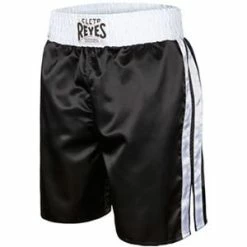 CLETO REYES SHORTS BLACK-WHITE TRIM CLOTHING