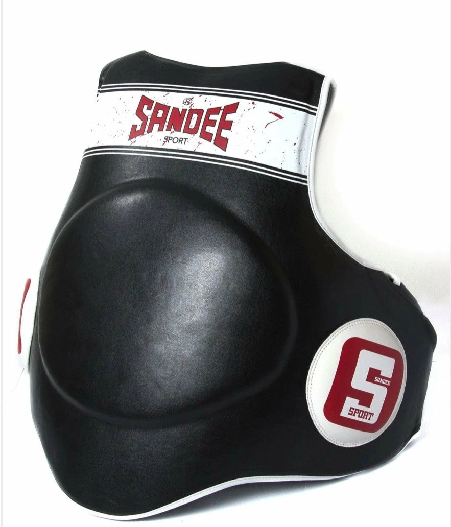 Hot Sale ๐ COACHES BODY STRIKE SHIELDS Sandee Sport Black & White Synthetic Leather Full Body Pad ๐ฅฐ 2 COACHES BODY STRIKE SHIELDS Sandee Sport Black & White Synthetic Leather Full Body Pad