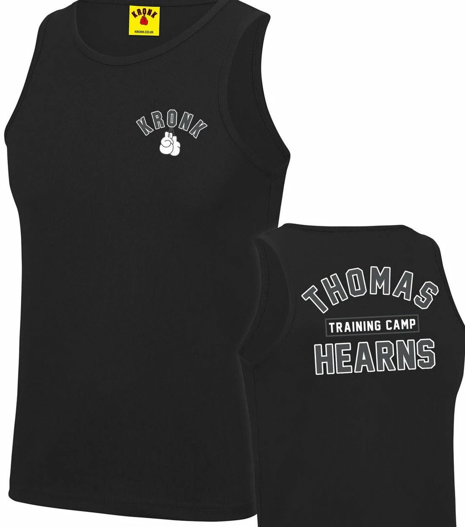 Brand new π KRONK-Thomas Hearns Training Camp Vest Black CLOTHING π 1 KRONK-Thomas Hearns Training Camp Vest Black CLOTHING