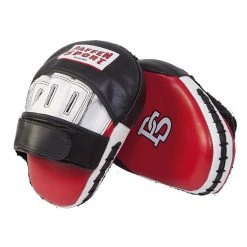 Paffen Sport Pro Professional Punch Mitts – Black/Red FOCUS MITTS & PADDLES