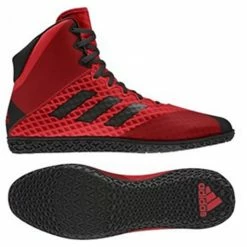 Adidas Mat Wizard 4 Wrestling Boots - Red BOXING BOOTS