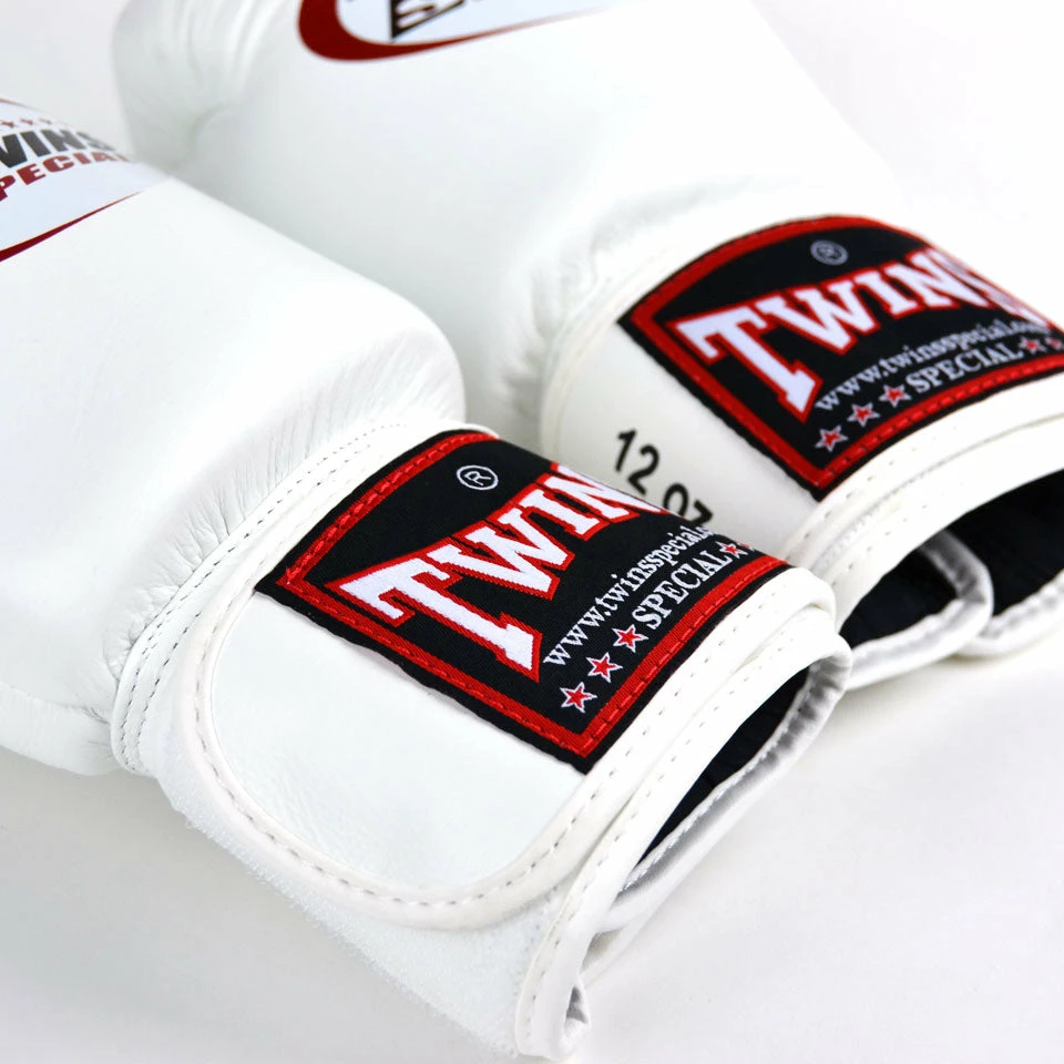 Coupon 🎉 Twins White Velcro Boxing Gloves SENIOR GLOVES ✨ 2 Twins White Velcro Boxing Gloves SENIOR GLOVES