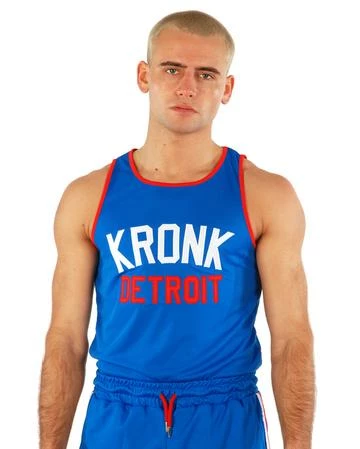 Top 10 🎉 KRONK DETROIT ICONIC TRAINING VEST ROYAL BLUE CLOTHING ⌛ 1 KRONK DETROIT ICONIC TRAINING VEST ROYAL BLUE CLOTHING