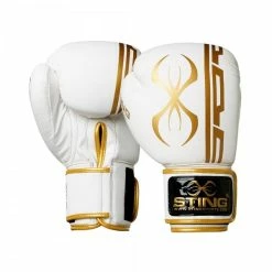 Champs Bxing STING-ARMAPLUS WHITE/GOLD TRAINING GLOVES SENIOR GLOVES