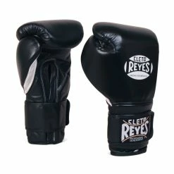 CLETO REYES-BLACK VELCRO SPARRING GLOVES SENIOR GLOVES