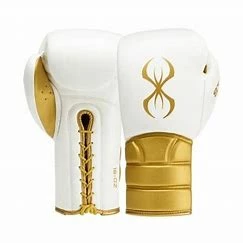 Champs Bxing STING-VIPER X WHITE/GOLD SPARRING GLOVES SENIOR GLOVES