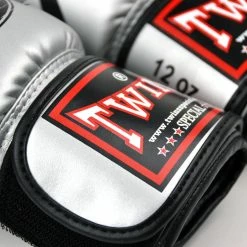 Twins Silver Synthetic Boxing Gloves SENIOR GLOVES
