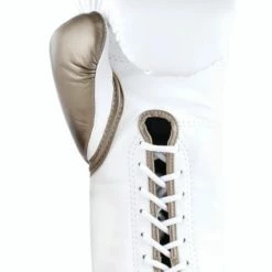 FLY-SUPERLACE TRAINING GLOVES - WHITE/MATT GOLD SENIOR GLOVES