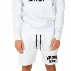 Top 10 ⭐ CLOTHING KRONK DETROIT APPLIQUE SHORTS WHITE ⌛ 5 CLOTHING KRONK DETROIT APPLIQUE SHORTS WHITE