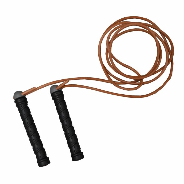 Cheapest 🔥 SKIPPING ROPES CIMAC LEATHER SKIPPING ROPE WITH WEIGHTED HANDLES 🥰 1 SKIPPING ROPES CIMAC LEATHER SKIPPING ROPE WITH WEIGHTED HANDLES