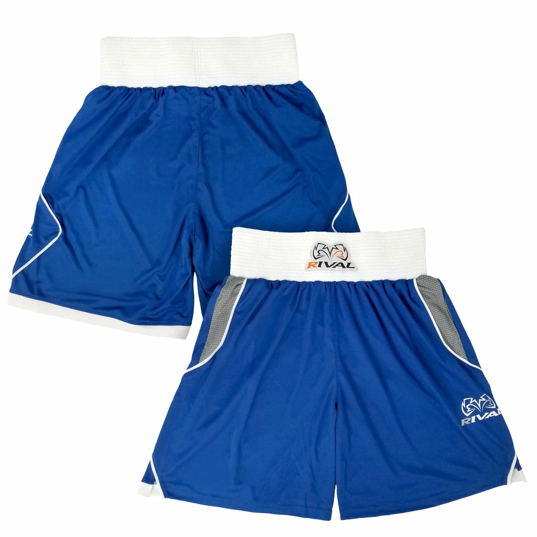Cheapest 💯 CLOTHING RIVAL-AMATEUR BLUE COMPETITION/TRAINING BOXING TRUNKS 🥰 4 CLOTHING RIVAL-AMATEUR BLUE COMPETITION/TRAINING BOXING TRUNKS