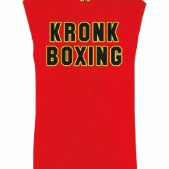 KRONK Boxing Sleeveless T Shirt Red CLOTHING