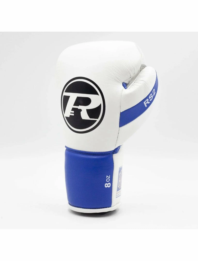 Ringside RS2 Pro Contest Boxing Gloves WHITE/BLUE