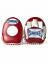 Sandee Leather Red & White Mini Focus Mitt
