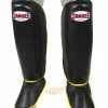 Champs Bxing Ltd Sandee Authentic Black & Yellow Leather Boot Shinguard